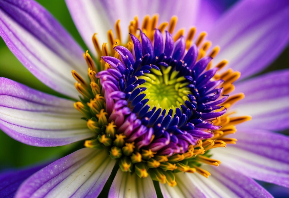 A close-up of a vibrant flower with intricate details, captured in natural light with a smartphone camera