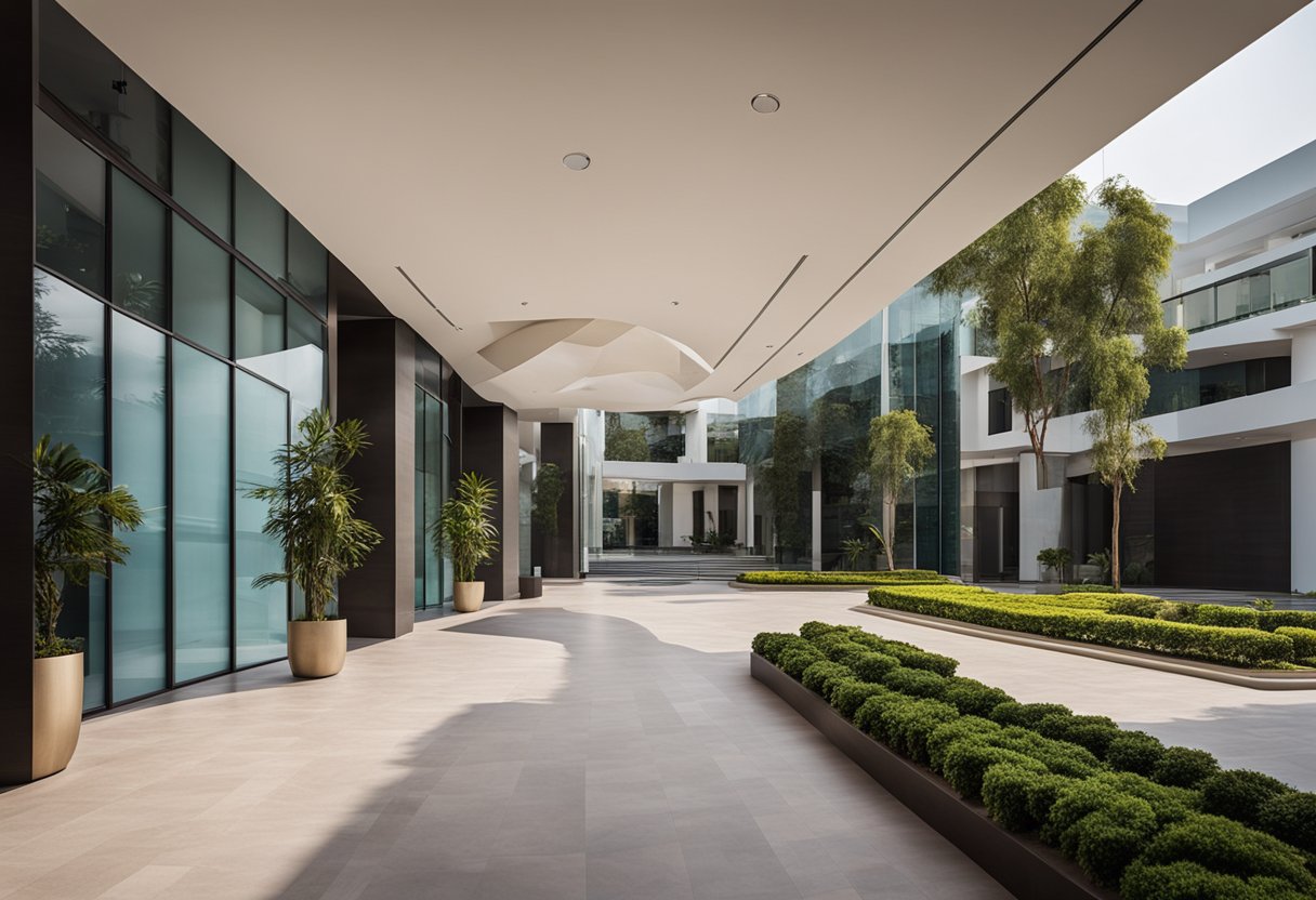 The exterior of Arth Skin and Fitness in Jaipur, with modern architecture and a sleek, inviting entrance