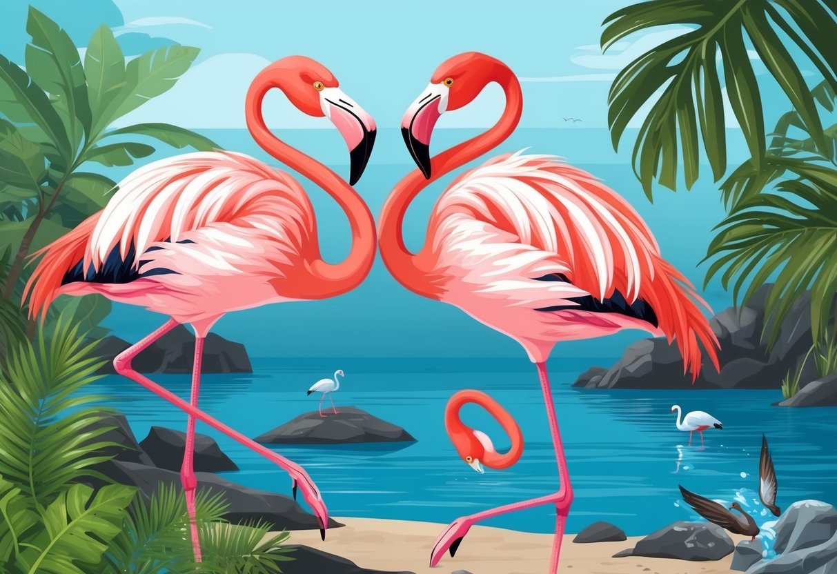 Flamingos face threats and challenges in their natural habitat, including predators, habitat loss, and pollution