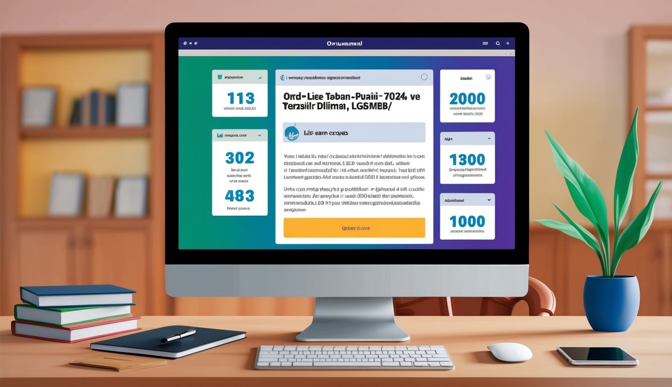 LGS sınav puanları hakkında çeşitli sekmeler ve bilgiler içeren "https://www.basarisiralamalari.com/ordu-lise-taban-puanlari-2024-ve-yuzdelik-dilimleri-lgs-meb/" web sitesini görüntüleyen bir bilgisayar ekranı