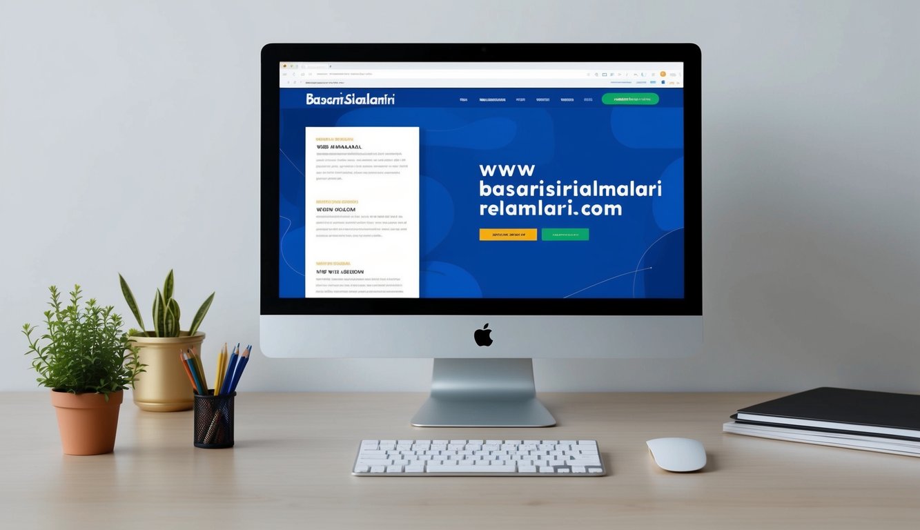 LGS ve MEB hakkında bilgi veren "www.basarisiralamalari.com" web sitesini gösteren bir bilgisayar ekranı