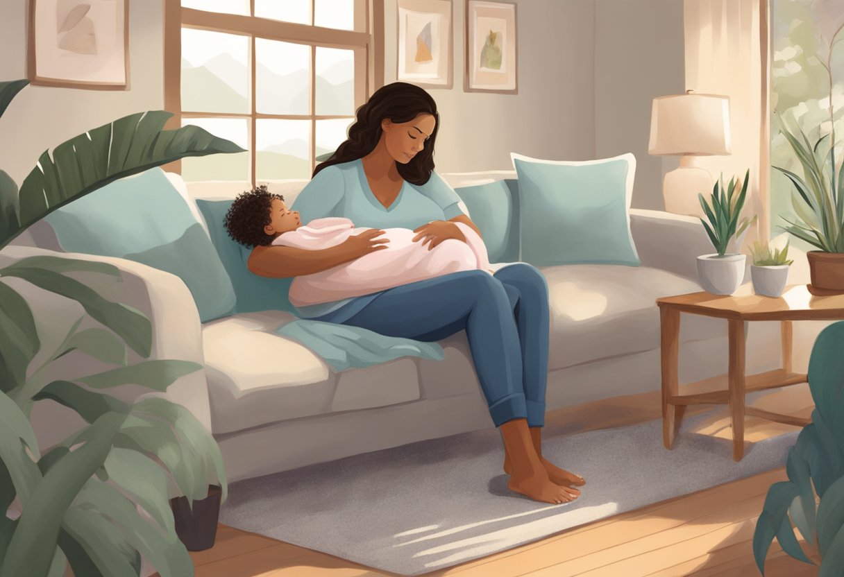 A postpartum doula in California supports a new mother by providing emotional and physical assistance, creating a nurturing and calming environment