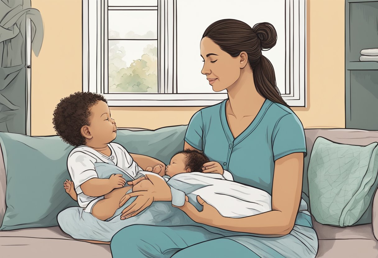 A postpartum doula in Oregon supports a new mother by providing emotional and practical assistance, including helping with newborn care, household tasks, and offering guidance and support