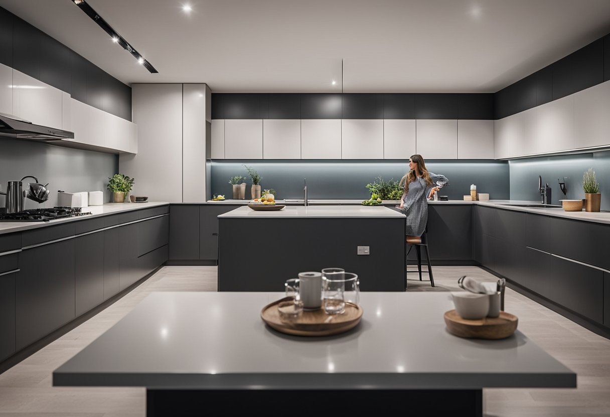 A team of professionals carefully evaluating and selecting vendors and suppliers for modular kitchen setups