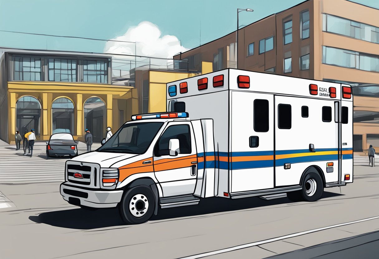 Remoção de Ambulância: Processo Eficiente e Seguro 9 Uma ambulância sendo rebocada de uma área de comunicação e atualizações