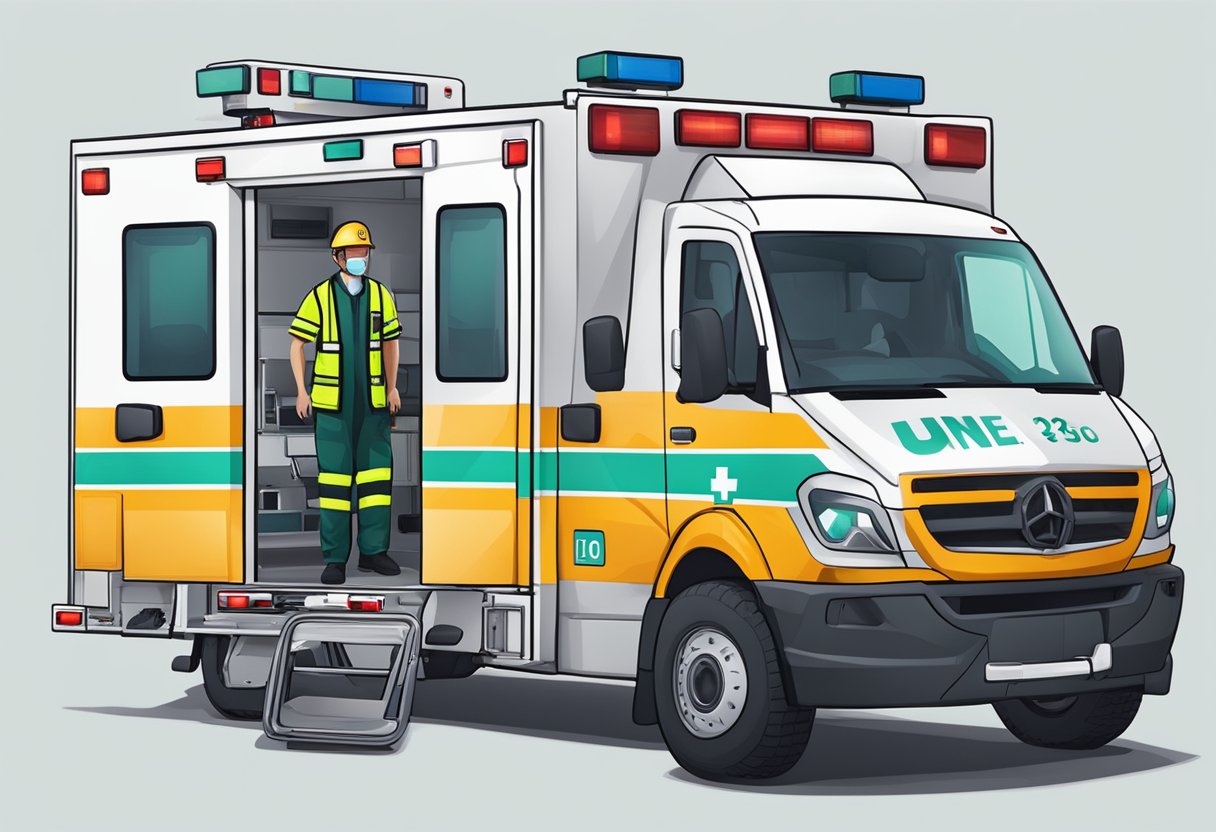 Unimed Ambulância: Serviços Essenciais para Emergências Médicas 2 Uma ambulância da Unimed com uma equipe de profissionais médicos pronta para atendimento de emergência