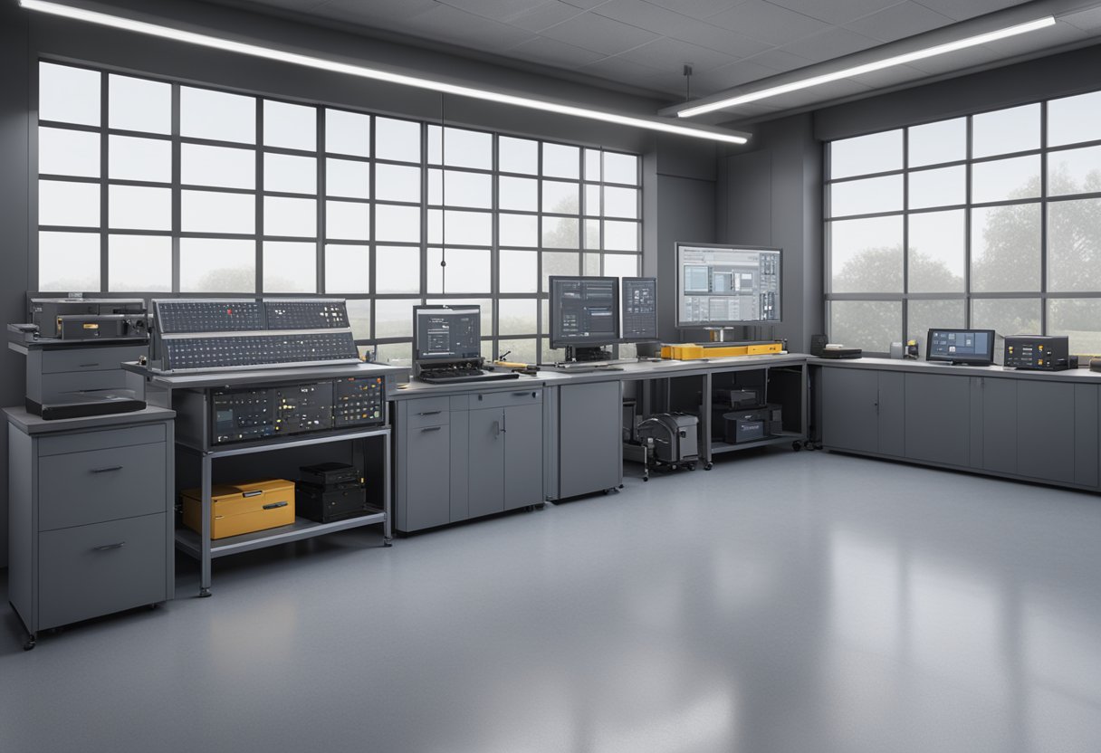 A precision measurement lab in Illinois, with equipment and tools meeting industry standards and regulations for metrology jobs