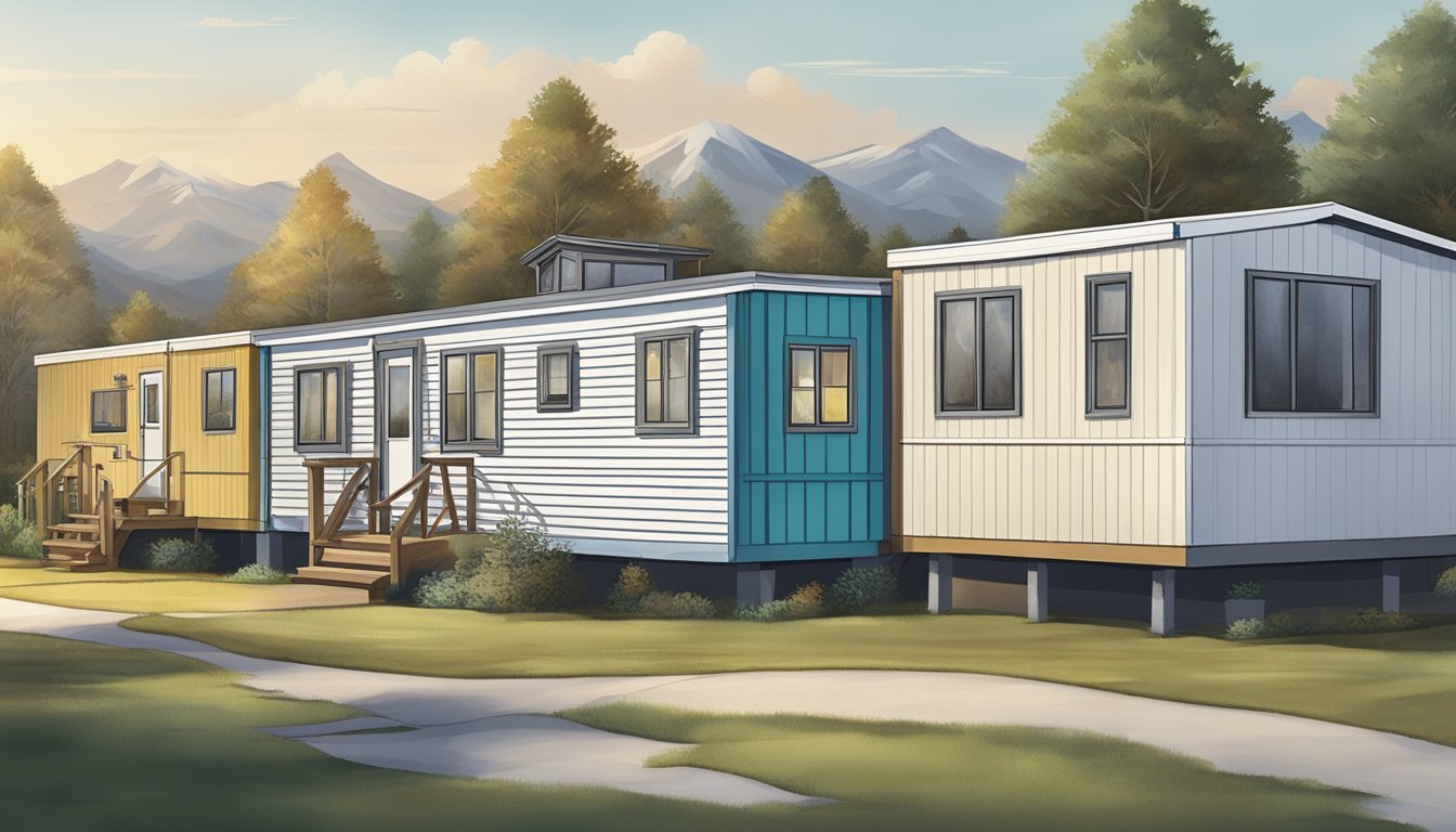 A timeline of double wide mobile homes from the past to present, with key regulations and compliance milestones highlighted