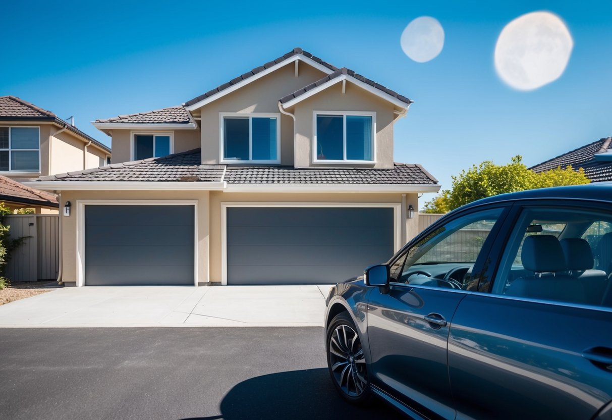 A sunny day with a house and a car, both with tinted windows. The house is noticeably cooler inside