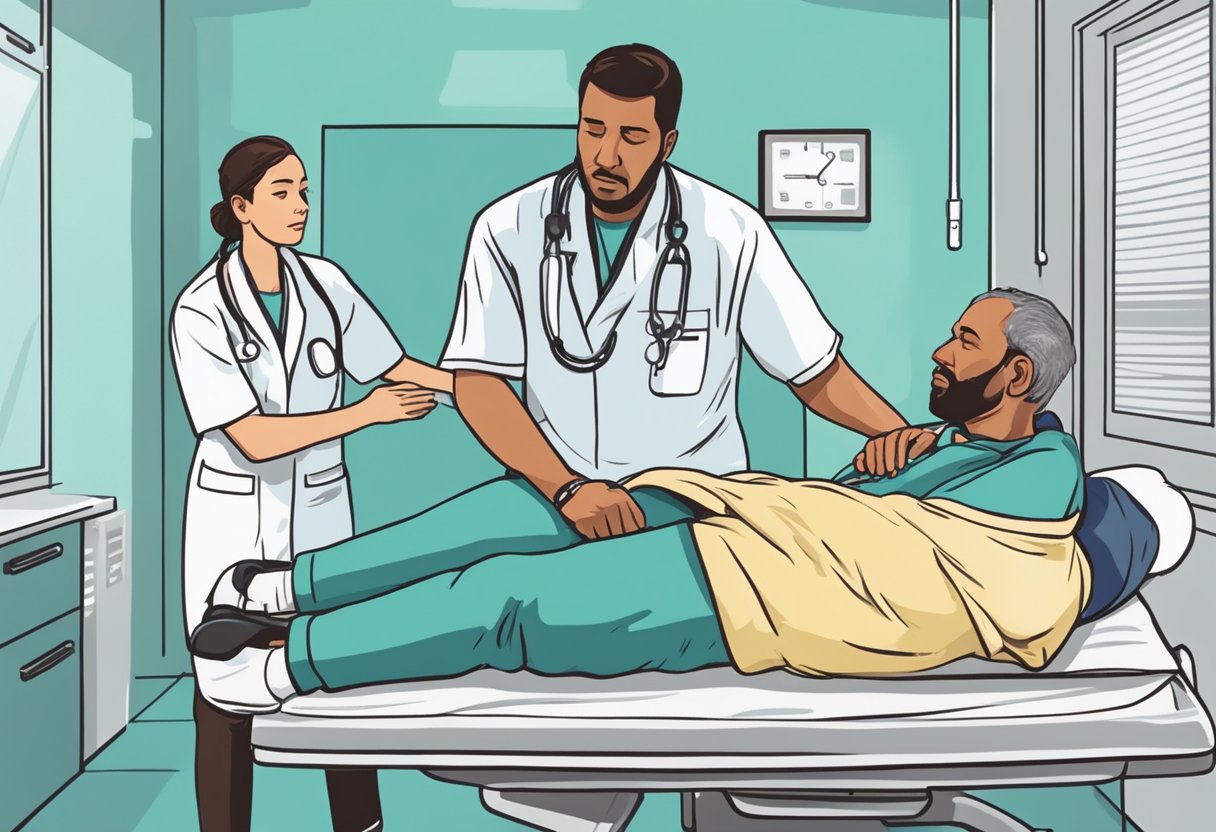 Internar Contra a Vontade: Aspectos Legais e Éticos 1 Uma pessoa sendo contida à força e levada para um hospital por profissionais de saúde