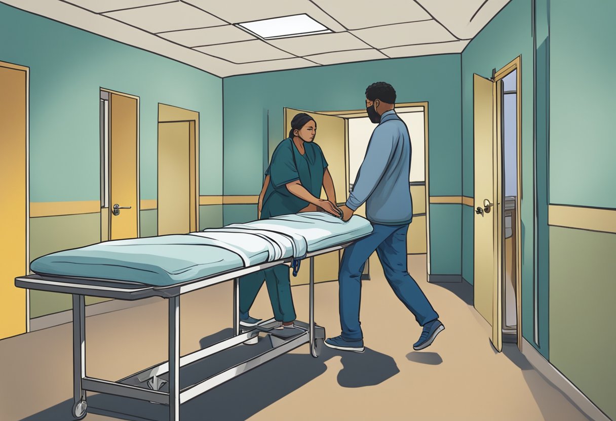 Internar Contra a Vontade: Aspectos Legais e Éticos 5 Uma pessoa sendo levada à força para uma instalação de tratamento para abuso de substâncias