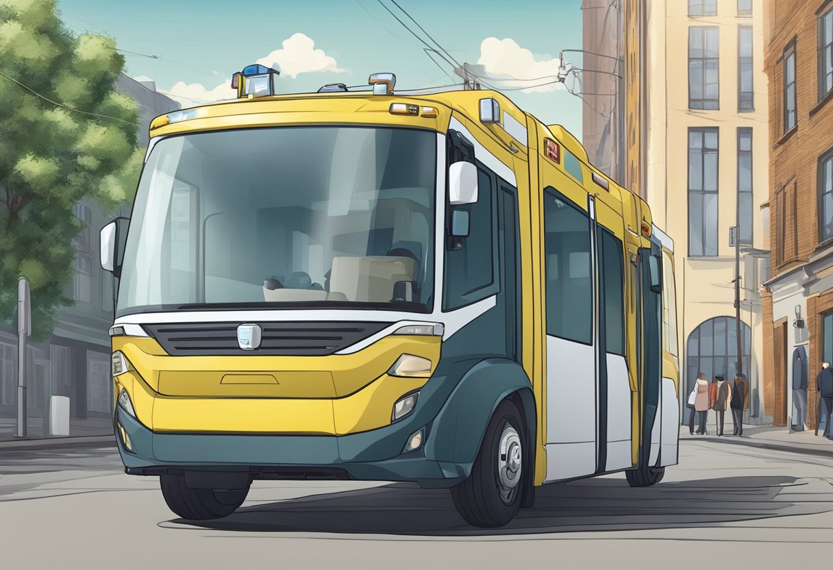 Serviço de Transporte de Pacientes: Benefícios e Melhores Práticas 8 Um veículo de transporte médico viaja entre cidades, com um paciente devidamente seguro dentro.