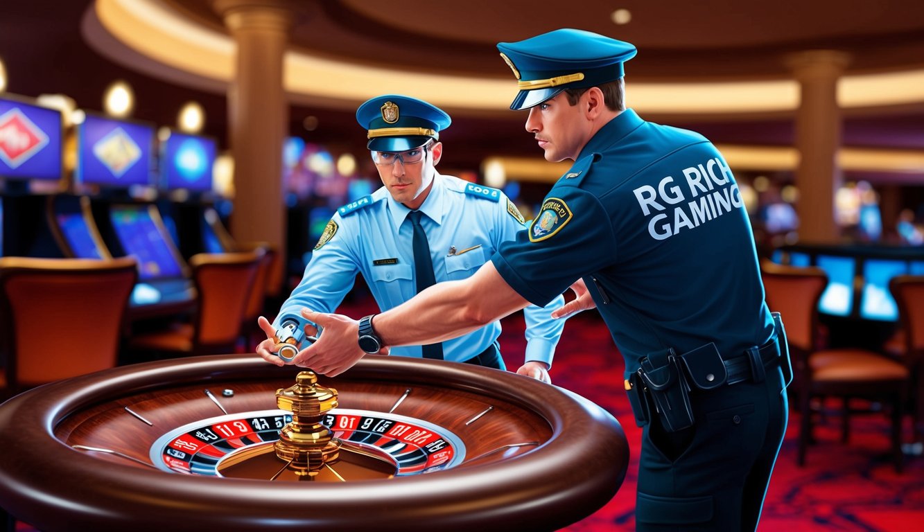 一名保安在RG Rich Gaming Casino抓住了一名詐騙犯