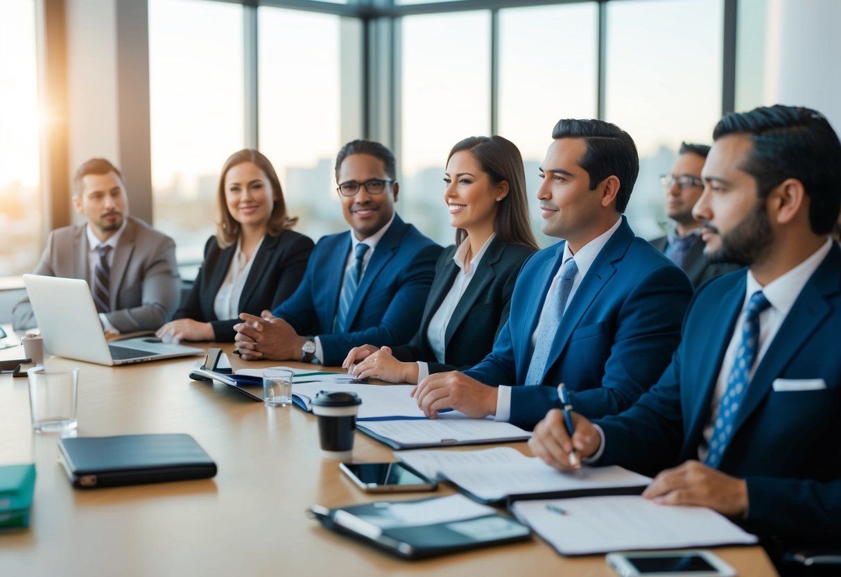 A group of commercial real estate appraisers in California attending a meeting to fulfill their continuing education requirements