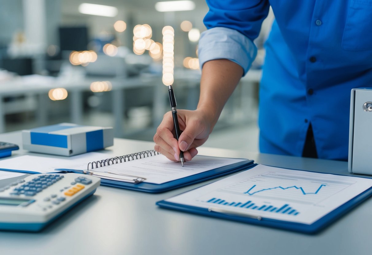 A person analyzing and documenting potential risks in a medical device manufacturing process discovering Risk management in ISO 13485