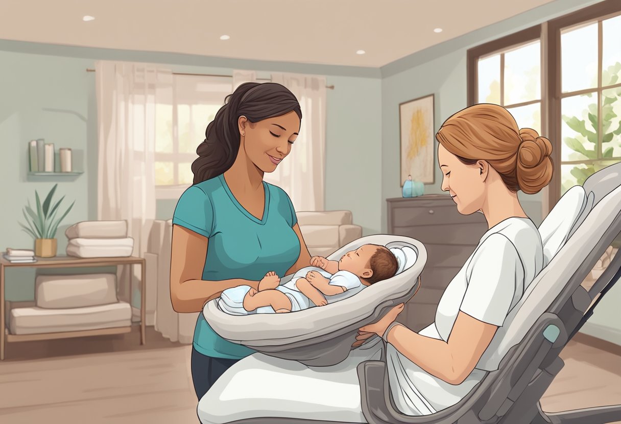 A birth doula supports a laboring person during childbirth, while a postpartum doula provides care and assistance to the new parents and baby after birth