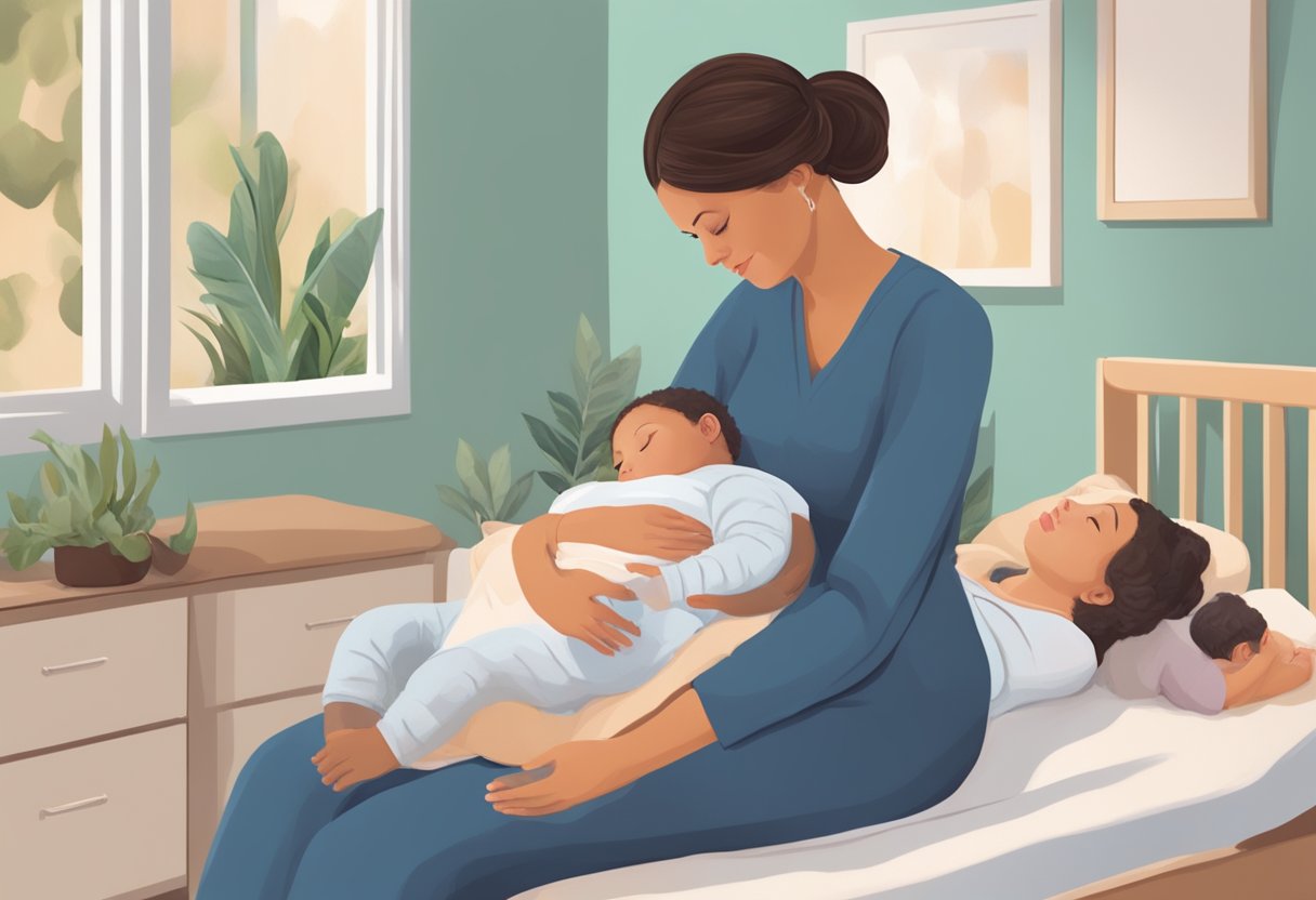 A doula supports a laboring person, provides comfort measures, and assists with postpartum care