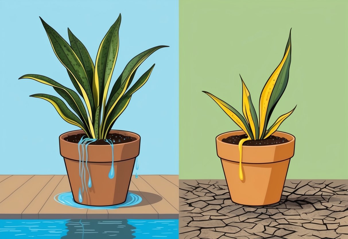 Snake Plant Overwatered vs Underwatered Spotting Key Differences