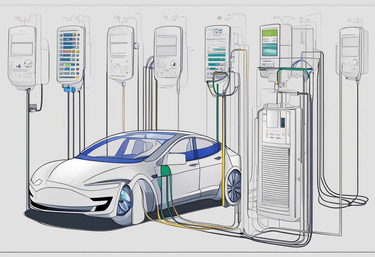 A Tesla Model Pi phone connected to a network, displaying connectivity