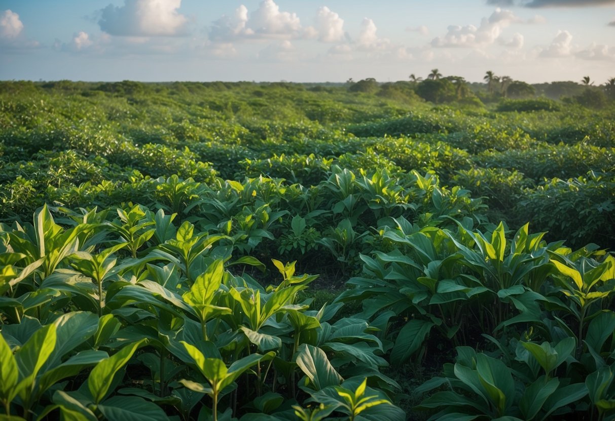 A dense thicket of invasive plants overtakes a once diverse ecosystem, crowding out native species and disrupting the delicate balance of Florida's biodiversity