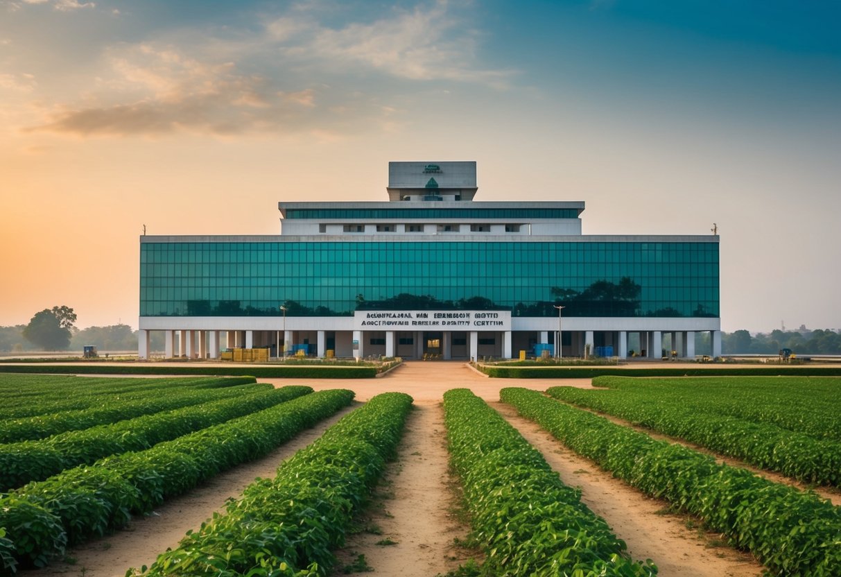 Agricultural technology research center in Madhya Pradesh with modern facilities and equipment