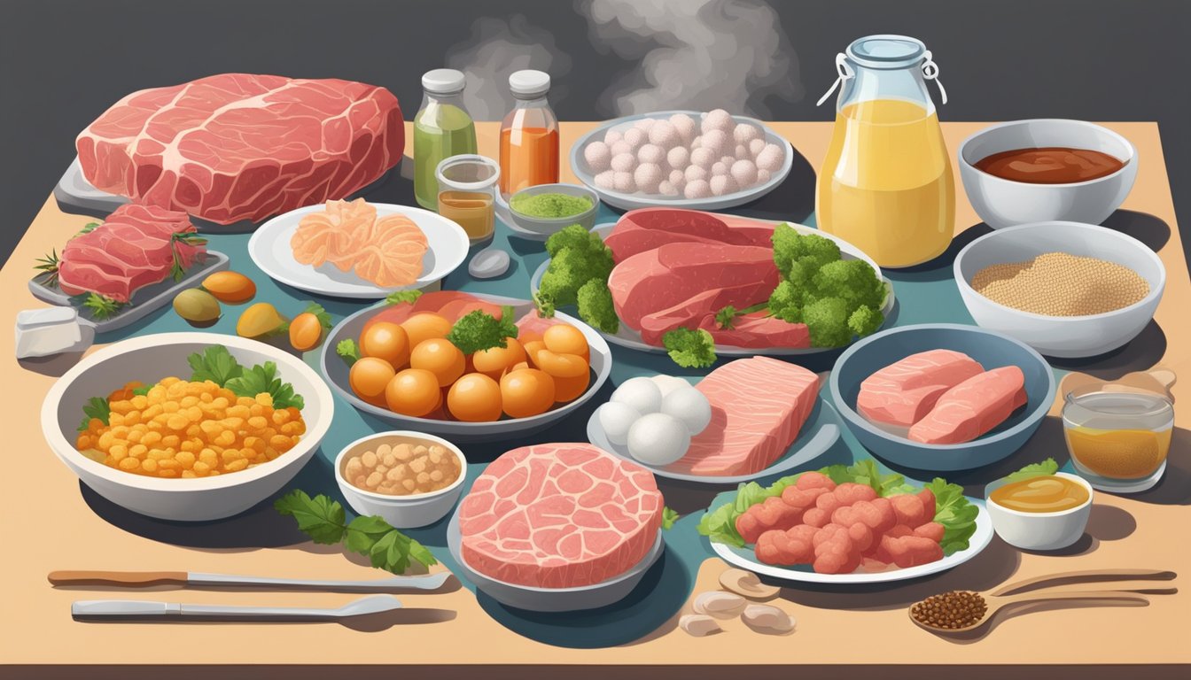 A table displaying 10 unusual diets: raw meat, air, tapeworms, cotton balls, baby food, cigarette, vinegar, clay, urine, and insects