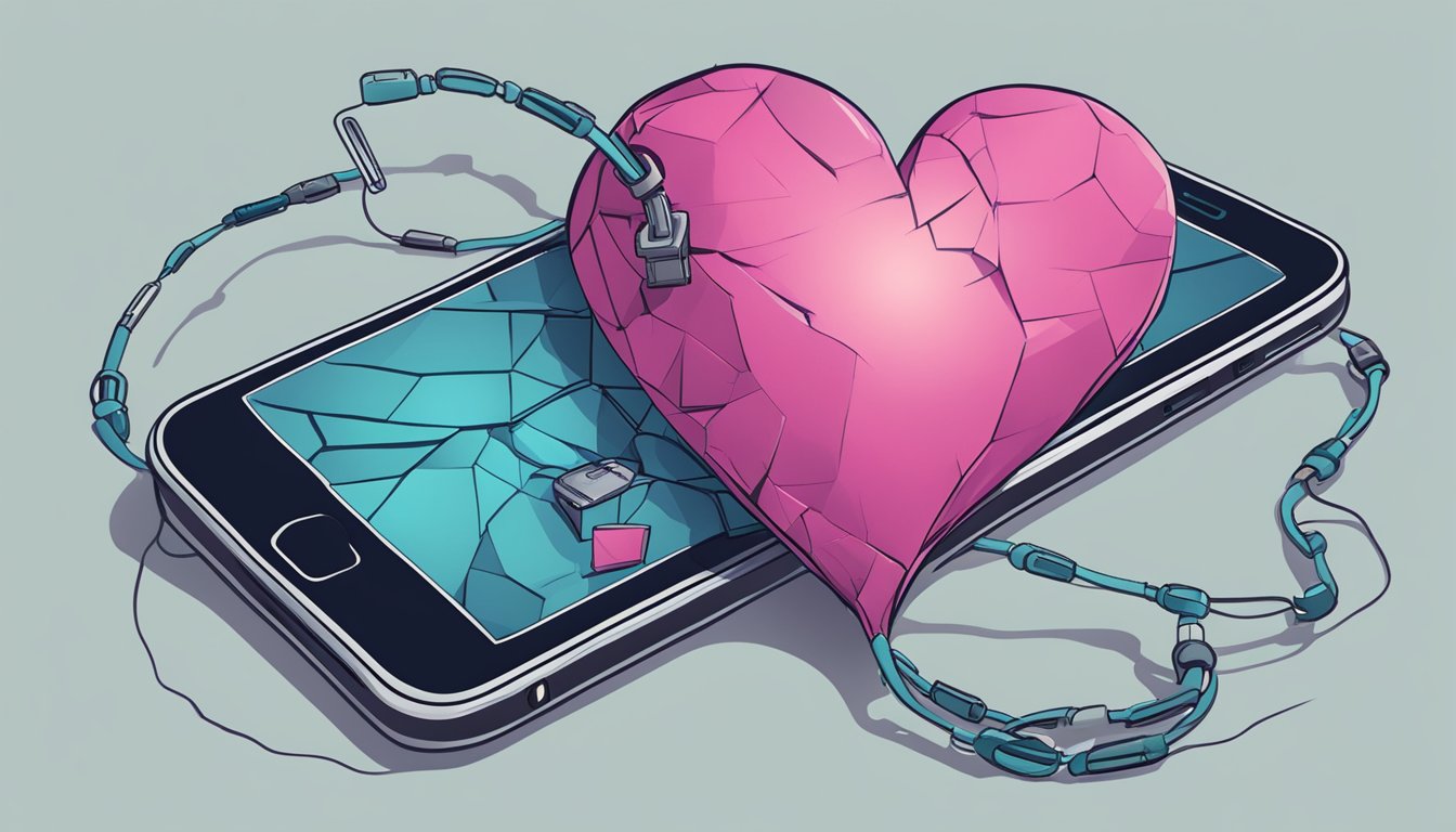 A broken heart mended with a phone and a hopeful message sent into the digital abyss