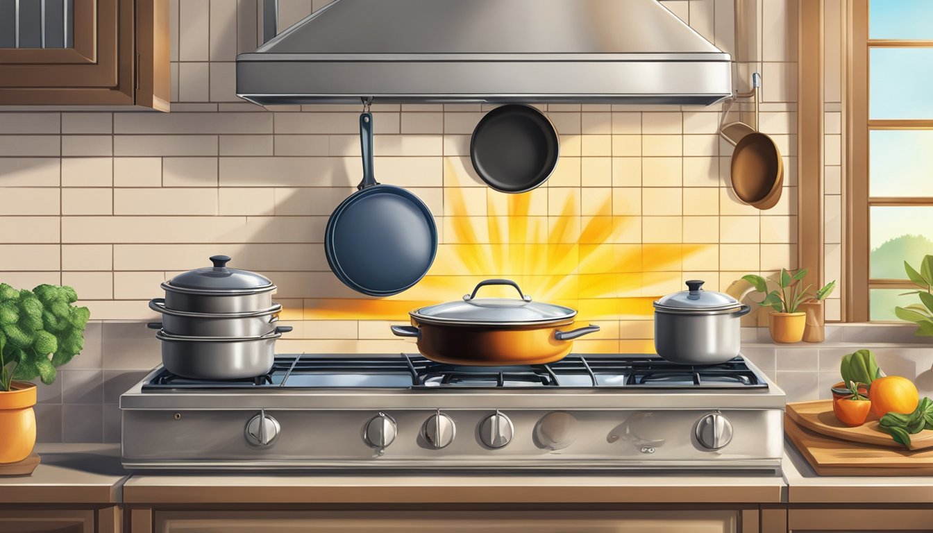 A sizzling hot sun beats down on a sweltering kitchen. A fan struggles to cool the air as pots and pans sit unused on the stove