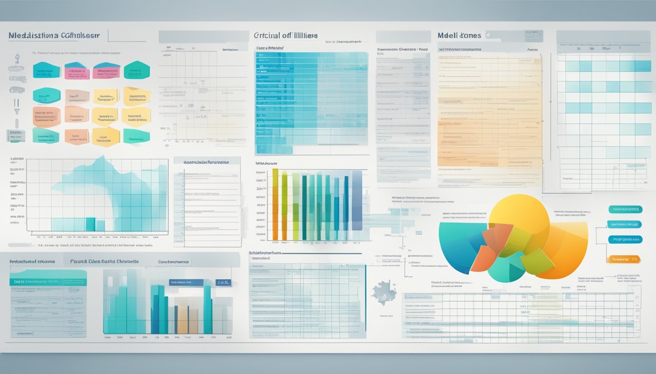 A medical chart with highlighted critical illness cover conditions