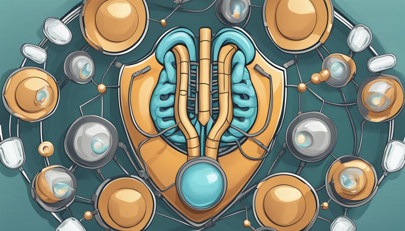 A kidney surrounded by a shield, representing critical illness cover for kidney disease