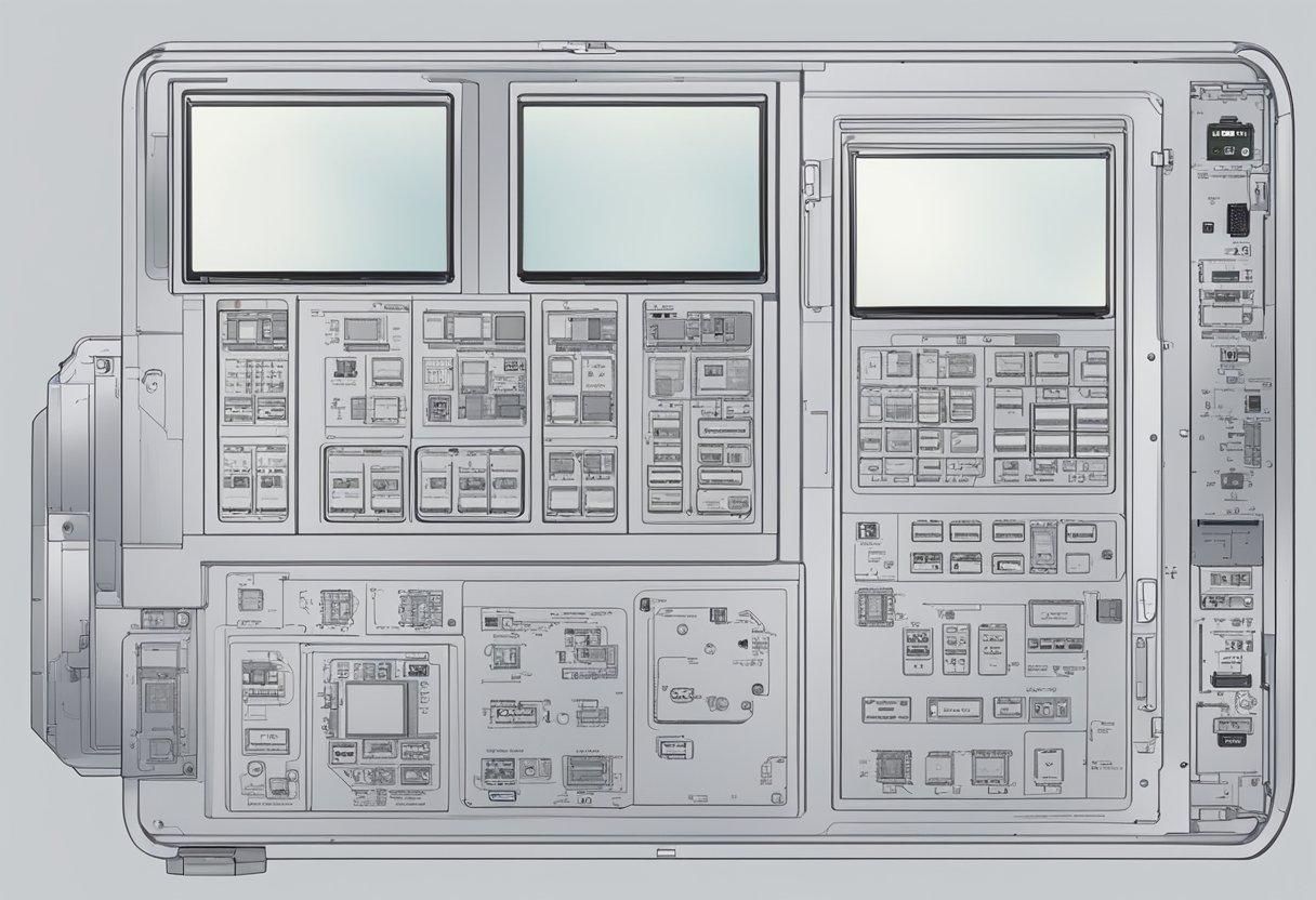 A compact device with advanced features connected to a network of electronic control units via a CAN bus interface