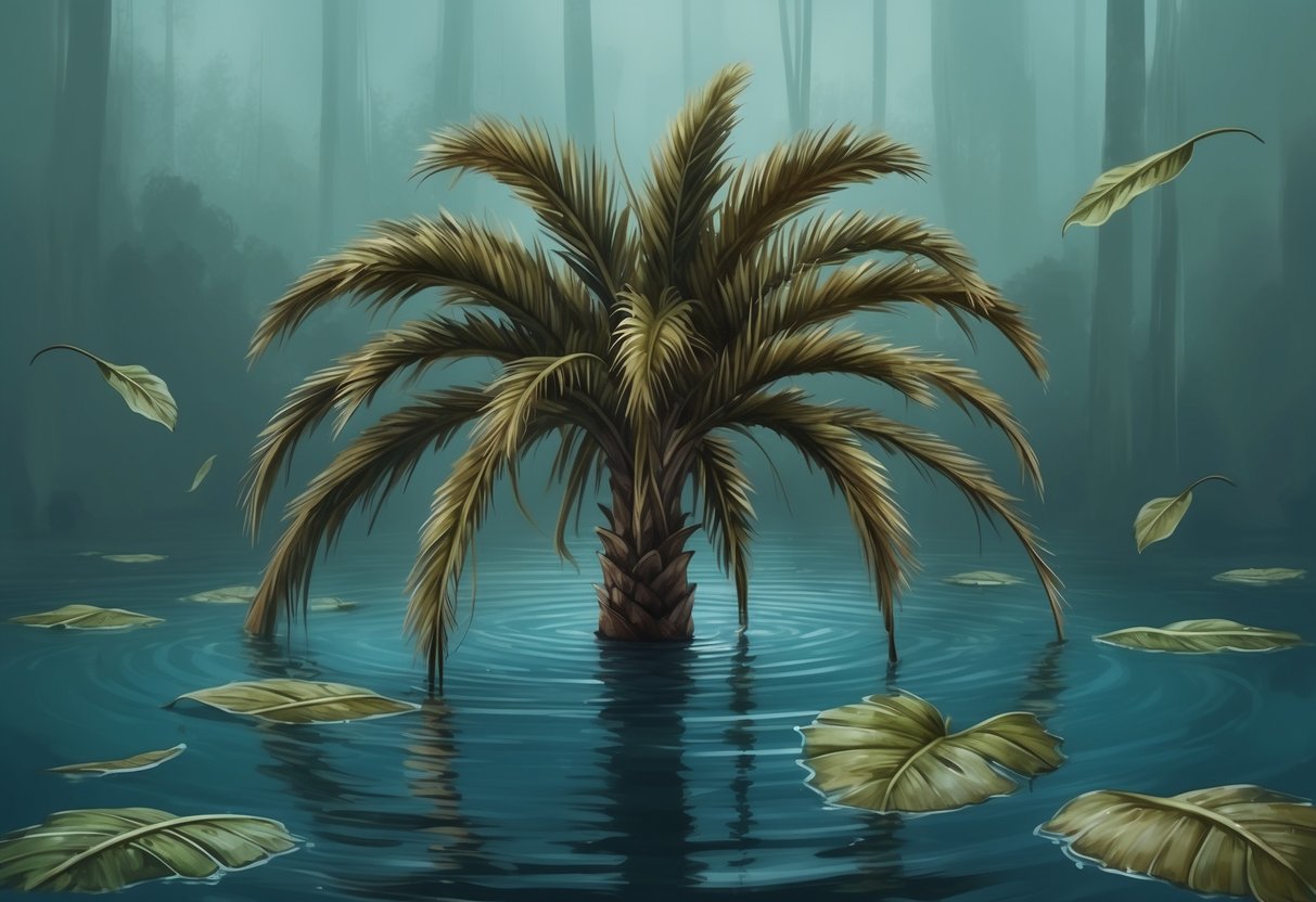 Underwatered Overwatered Palm Tree Identifying and Correcting Common