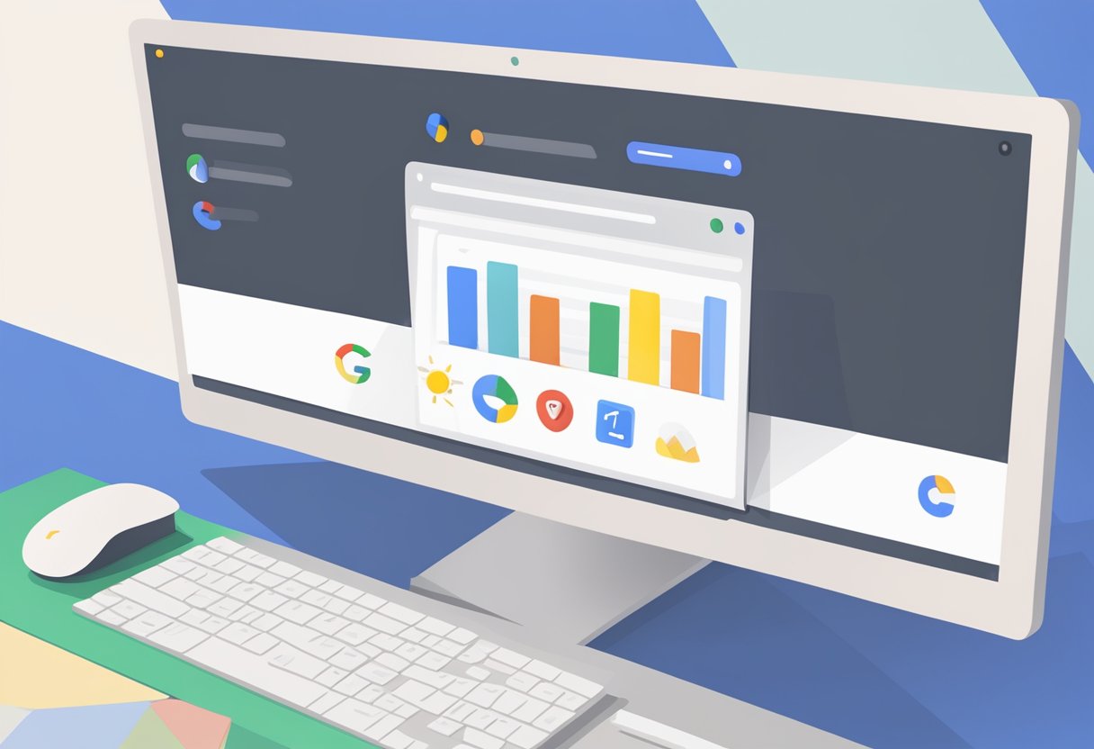 一台计算机屏幕显示谷歌的高级搜索界面