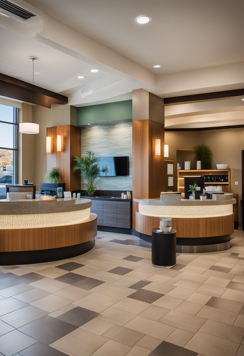 A tranquil spa area within Fairfield Inn & Suites Waco North, featuring relaxing amenities and a serene atmosphere for guests to enjoy