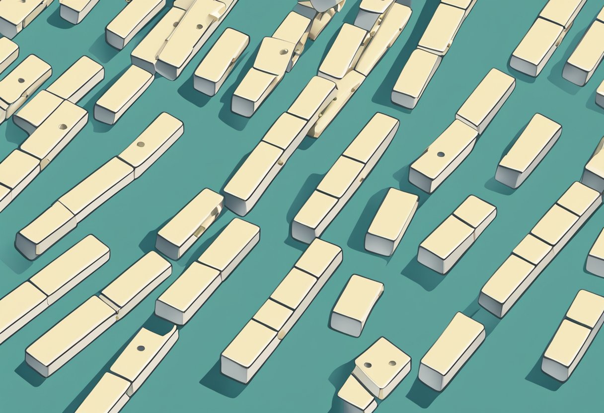 A domino effect, with a chain of falling dominos leading to a final impact, symbolizing the concept of cause and effect