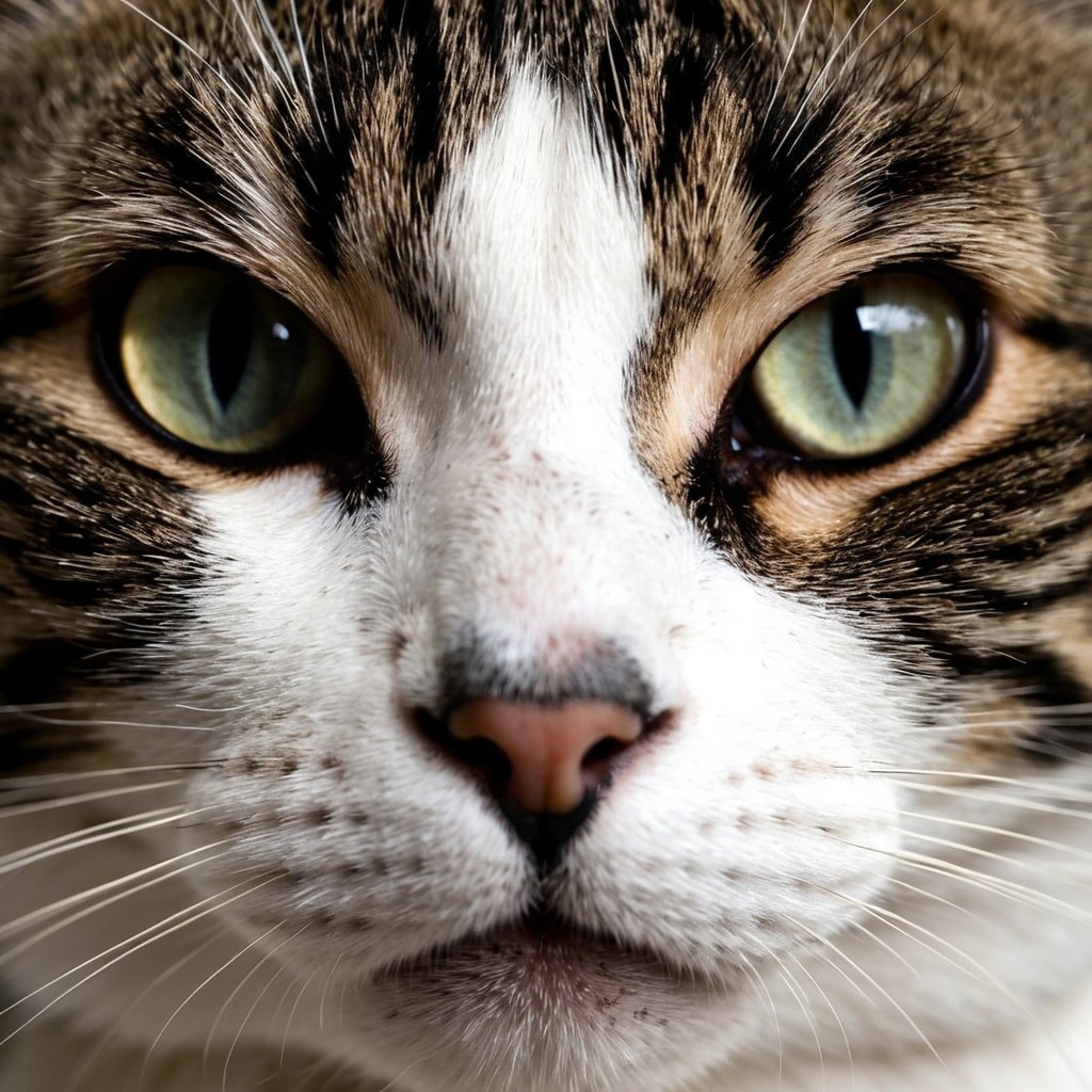 A close-up of a cat's face with its eyes closed, showing the three visible eyelids - the upper, lower, and third inner eyelid