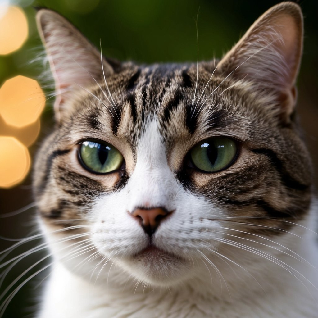 A cat with three visible eyelids blinks in a close-up view, showcasing the protective mechanisms of its eyes