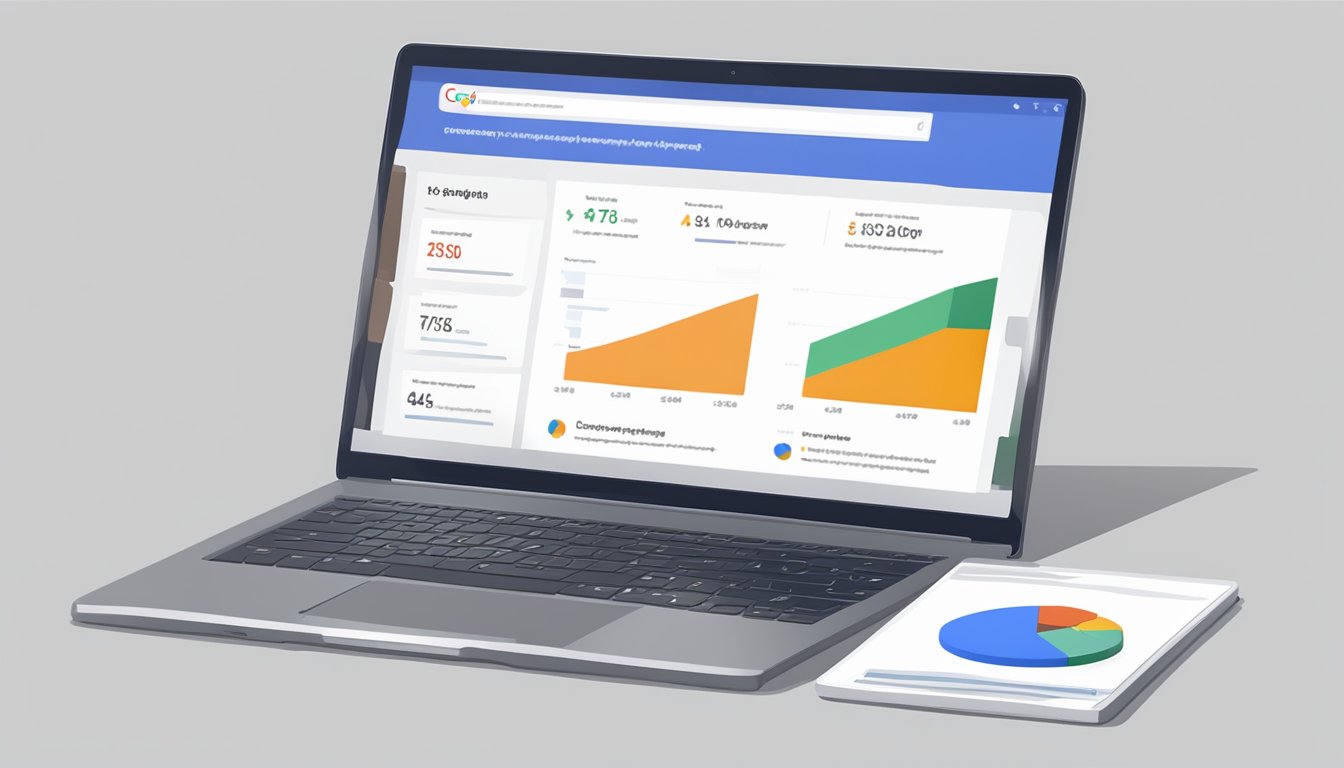 En bærbar datamaskin som viser Google Analytics FAQ-side på norsk