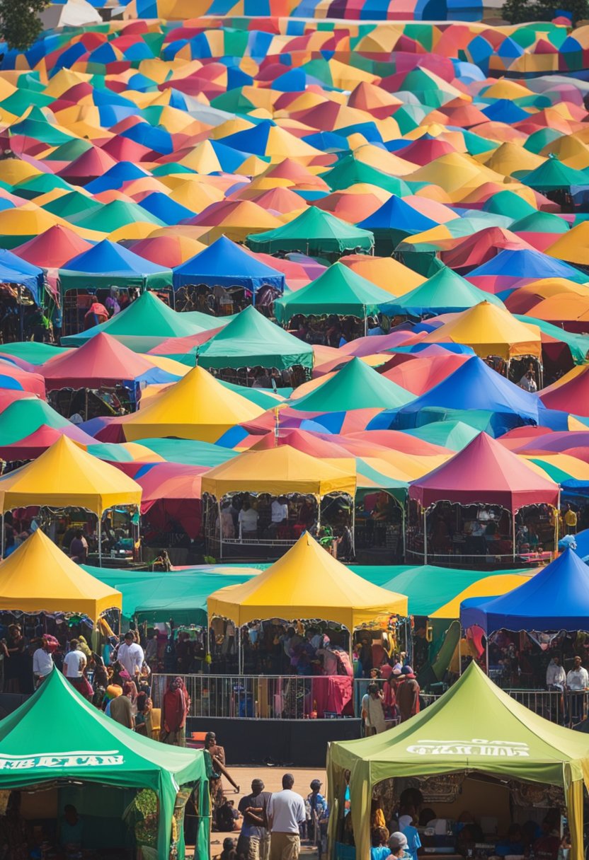 Colorful tents and stages line the streets, filled with music, dance, and food. People of all ages and backgrounds gather to celebrate Waco's diverse cultural festivals