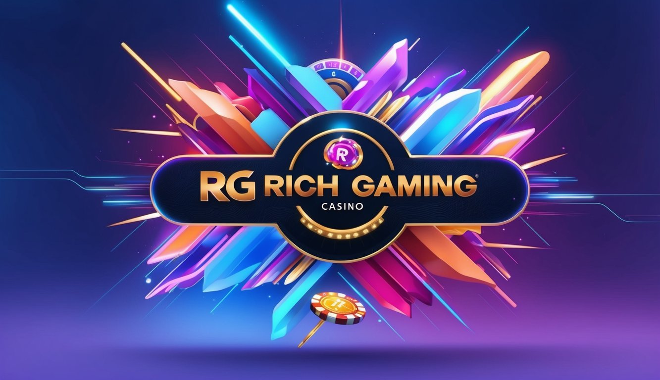 一個光滑現代的介面，展示了生動的色彩和動態的圖形，展現出RG Rich Gaming Casino令人興奮和沉浸的體驗