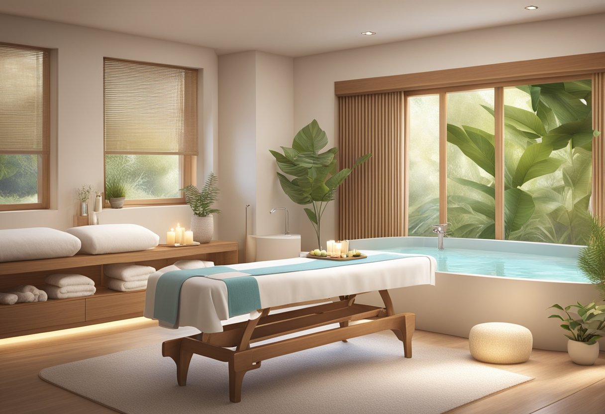 A serene, spa-like setting with a gentle, soothing treatment being administered to sensitive skin. Soft lighting and calming colors create a peaceful atmosphere