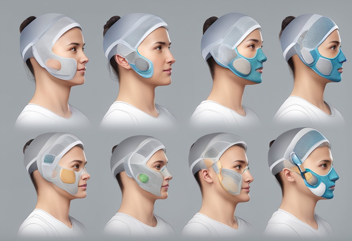 A close-up of a Morpheus8 device targeting skin issues on various areas of the body