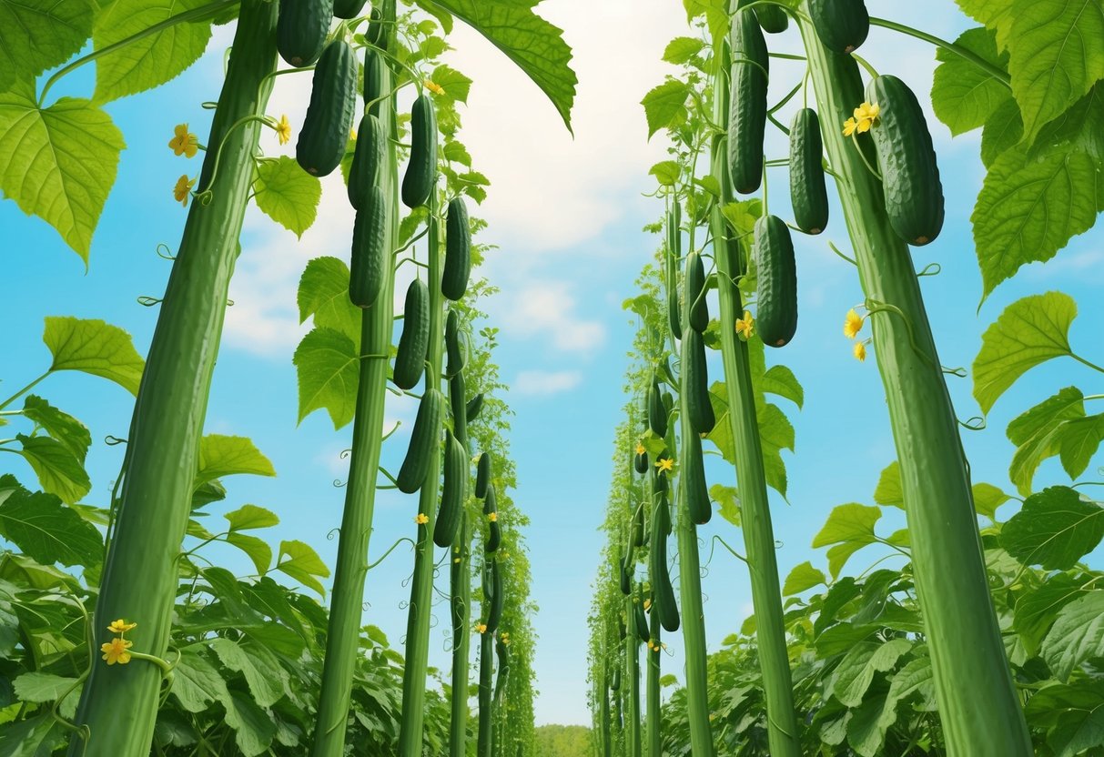 How Tall Do Cucumber Plants Grow A Guide for Gardeners Evergreen Seeds
