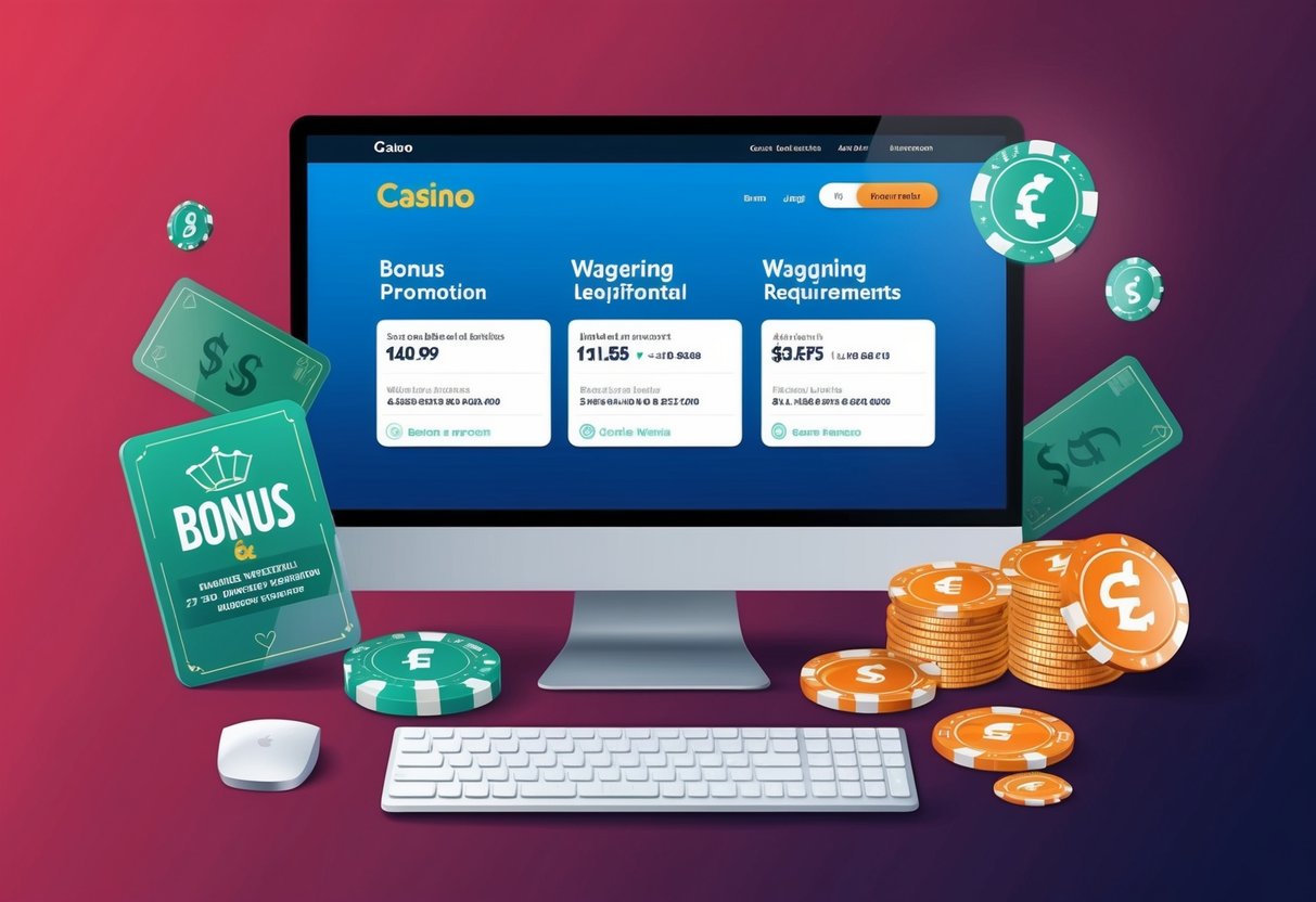 Un site de casino avec des informations claires sur les bonus et les promotions, ainsi que des exigences de mise transparentes et raisonnables.