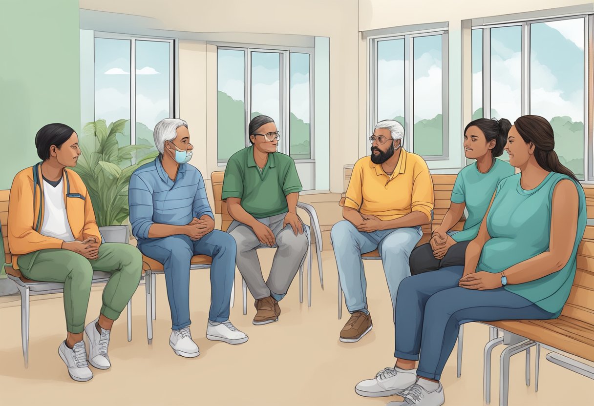Uma rede de apoio e grupos terapêuticos em uma clínica psiquiátrica em Curitiba, Brasil