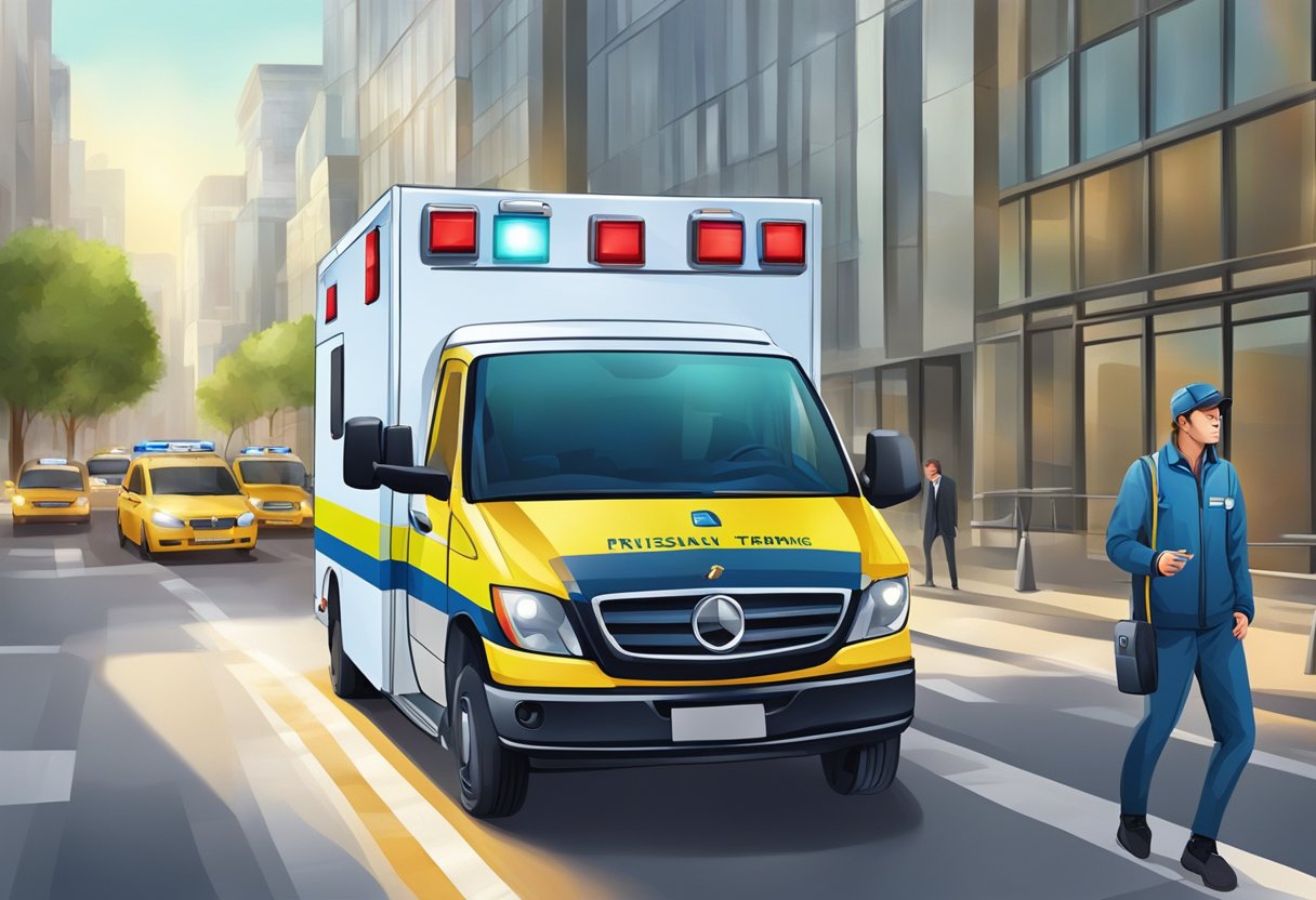 Transporte Ambulância Particular: Benefícios e Considerações Essenciais 6 Uma pessoa ligando e agendando um transporte de ambulância particular