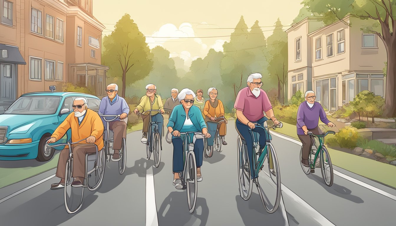 A group of senior citizens receiving critical illness insurance benefits and riders, with a focus on supplemental benefits