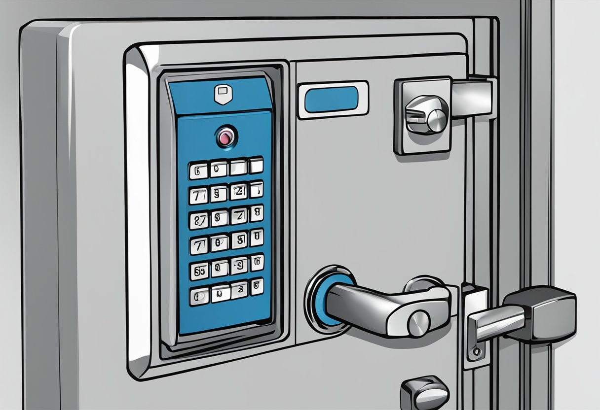 A high-security lock on an Access Control System in Brighton