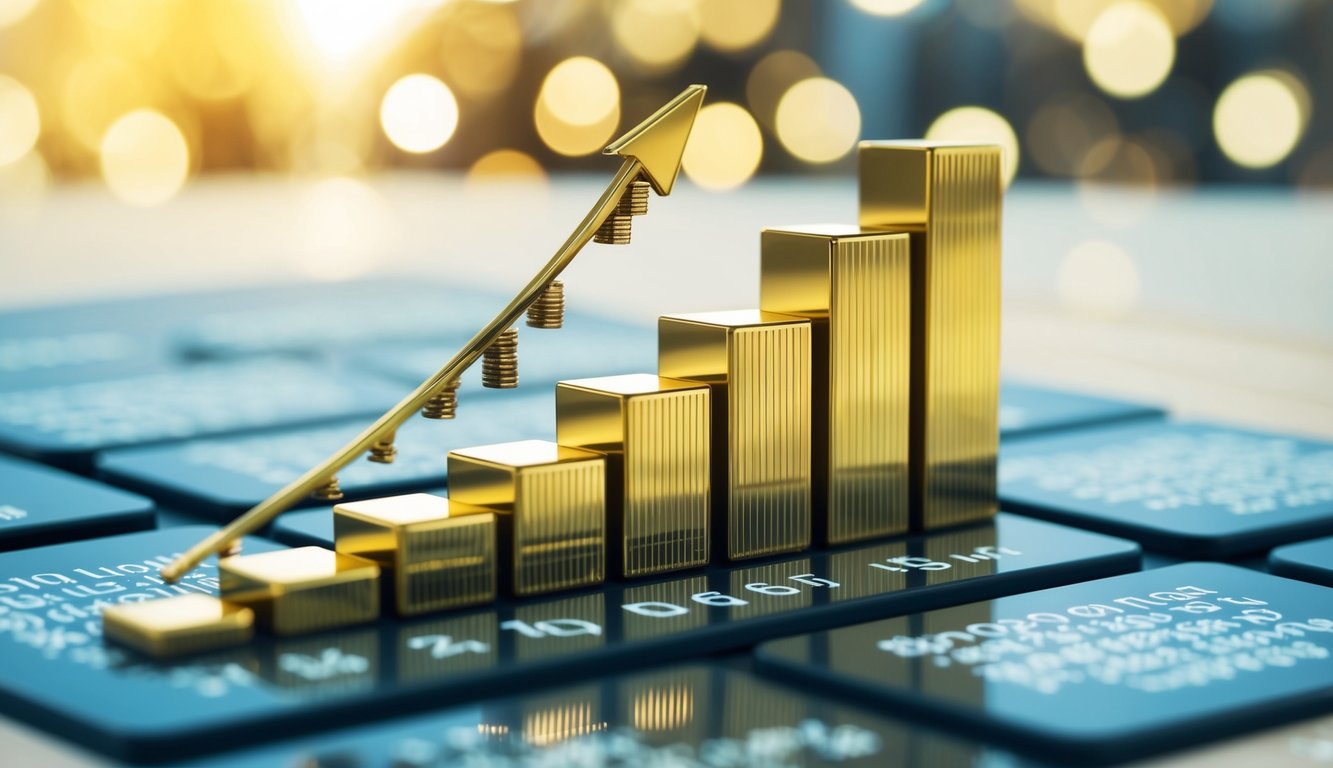 A graph showing the historical perspective of gold rates in Dubai, with a clear correlation between inflation and gold prices