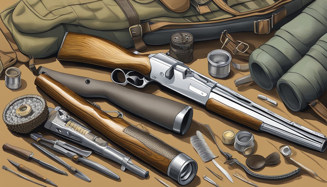 The hunter's gear and preparation for sharp-tailed grouse hunting season